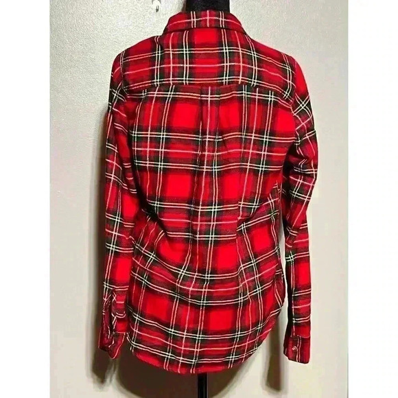 Hollister‎ Long Sleeve Flannel Red & Blue XS - Picture 3 of 4